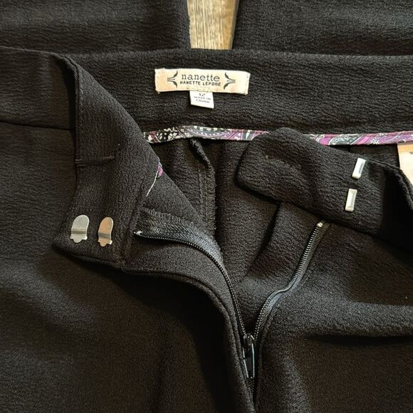 NANETTE-Nanette Lepore wide leg‎ slacks- size 12 - Picture 4 of 7